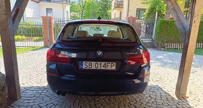 BMW Seria 5 cena 68000 przebieg: 176000, rok produkcji 2015 z Biała małe 121